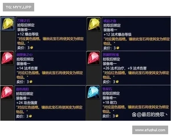 魔兽世界怀旧服:完美装备,珠宝镶嵌指南 魔兽世界怀旧服:完美装备,珠宝镶嵌指南